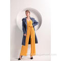 China Women Yellow Color Wide Leg Cami Jumpsuit Manufactory